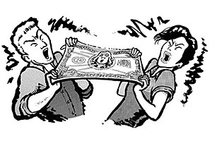 Money fight, Editorial